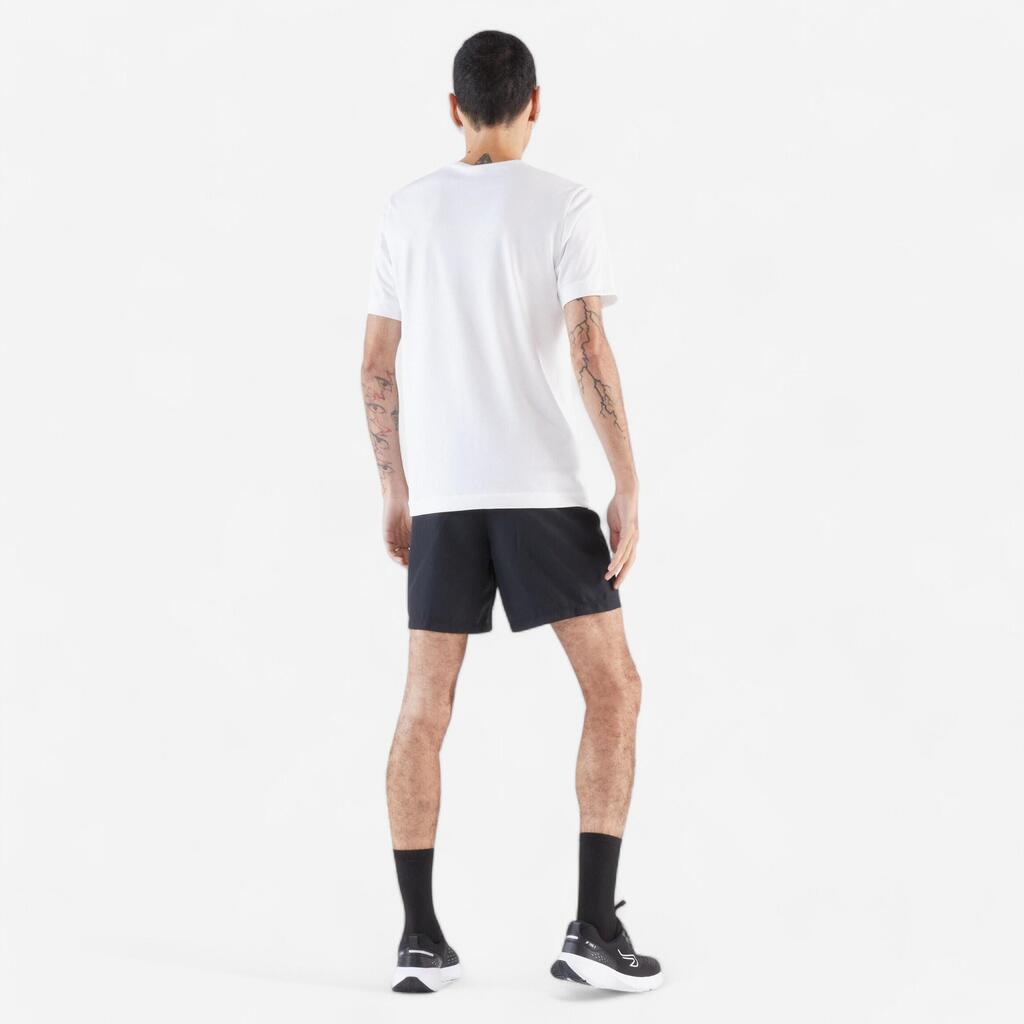 Short de running Homme - KIPRUN Run 100 Gris foncé