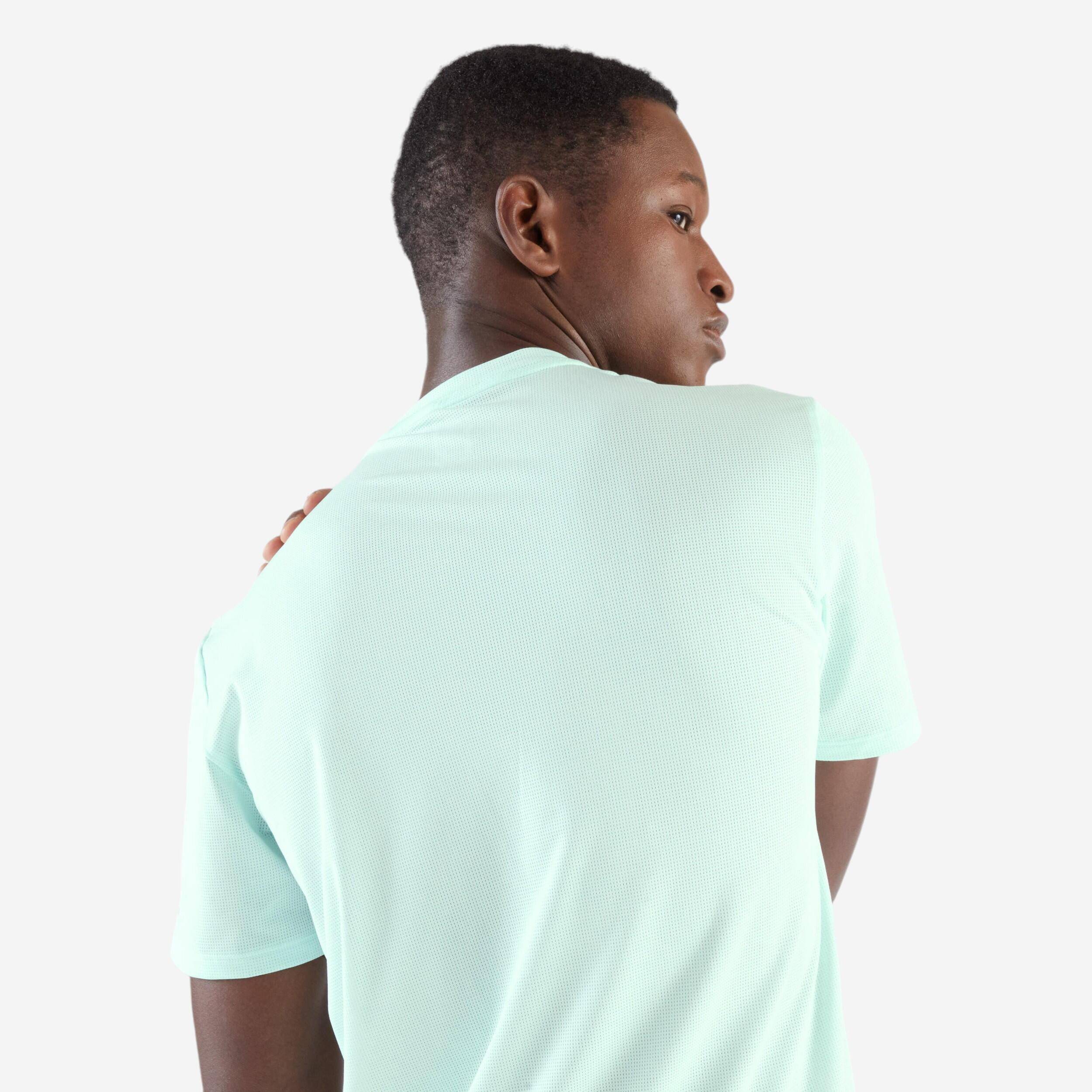 Men's Breathable Running T-Shirt Run 500 dry - Delicate Green -  4