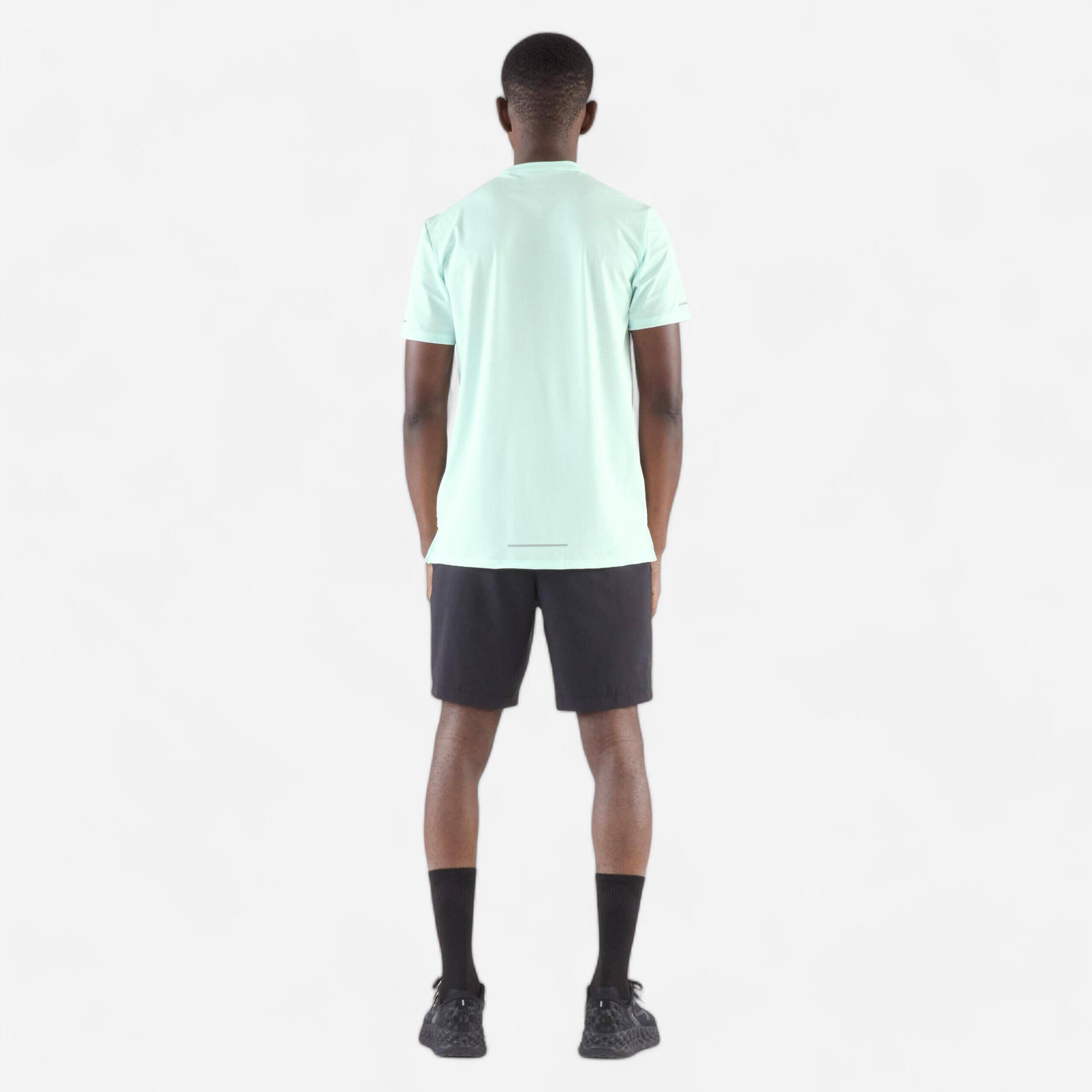 Men's Breathable Running T-Shirt Run 500 dry - Delicate Green -  5