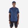 Men's Breathable Running T-shirt  Run500 Dry - Asphalt blue