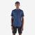 T-shirt running respirant Homme,  Kiprun Run 500 bleu noir