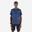 T-shirt running respirant Homme,  Kiprun Run 500 bleu noir
