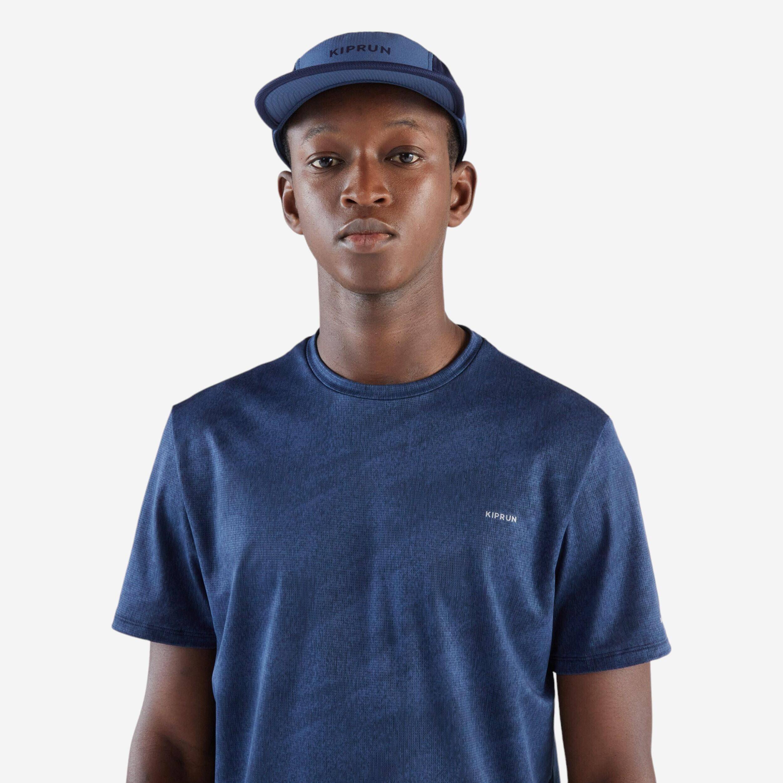 Men's Breathable Running T-shirt  Run500 Dry - Asphalt blue -  4