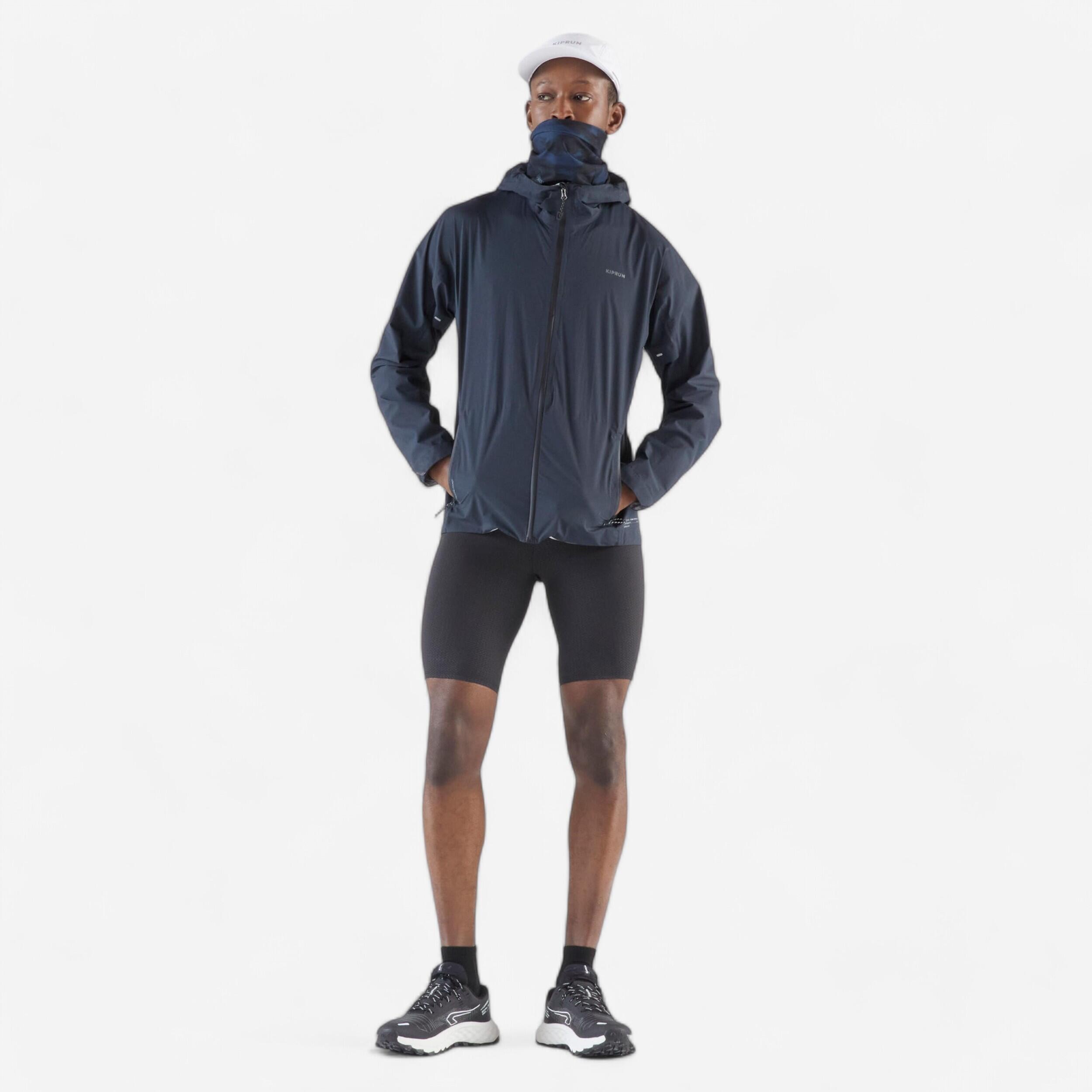 Nekwarmer multifunctionele sjaal voor hardlopen heren dames blauw 8/10