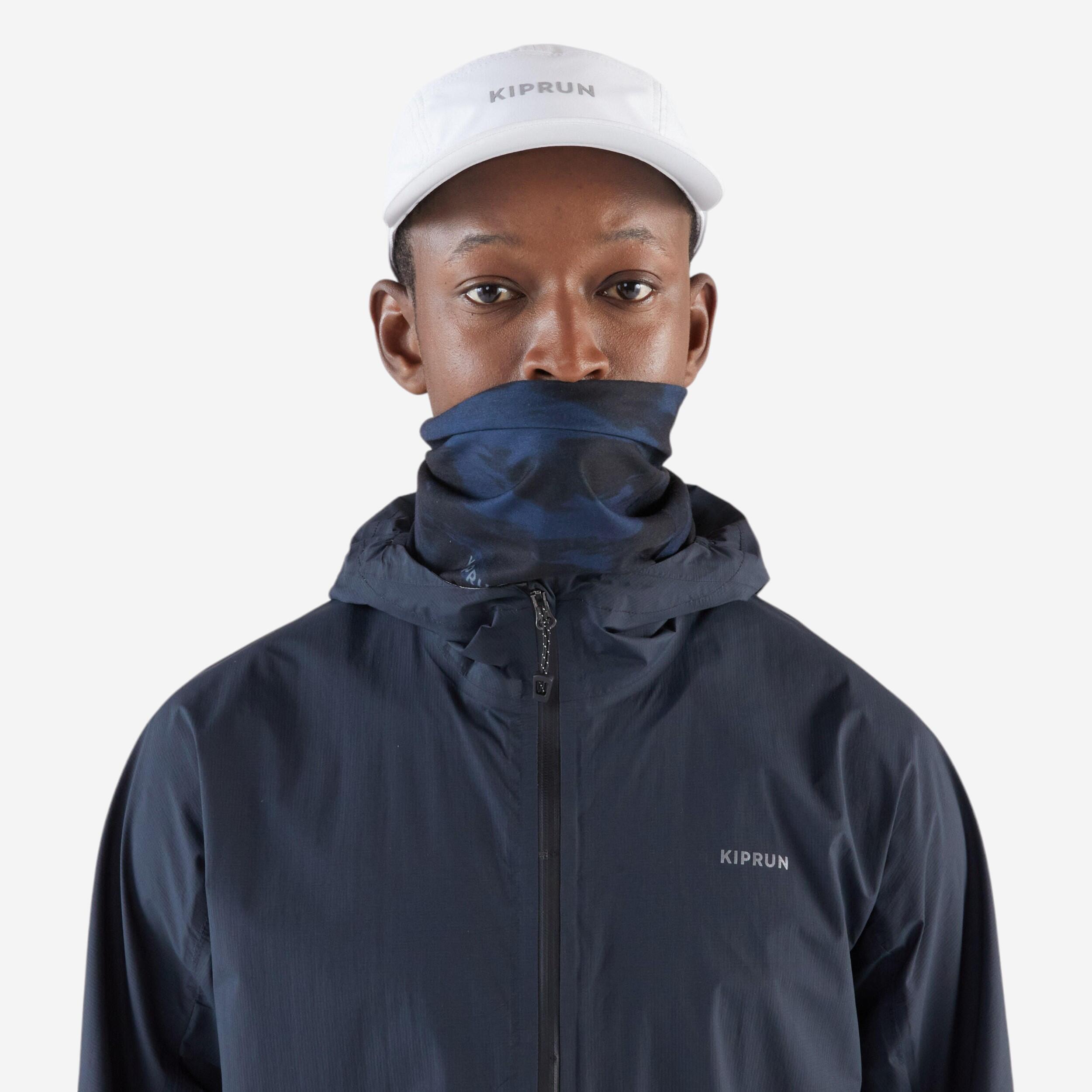 KIPRUN unisex running neck warmer/multi-function headband - Blue whale