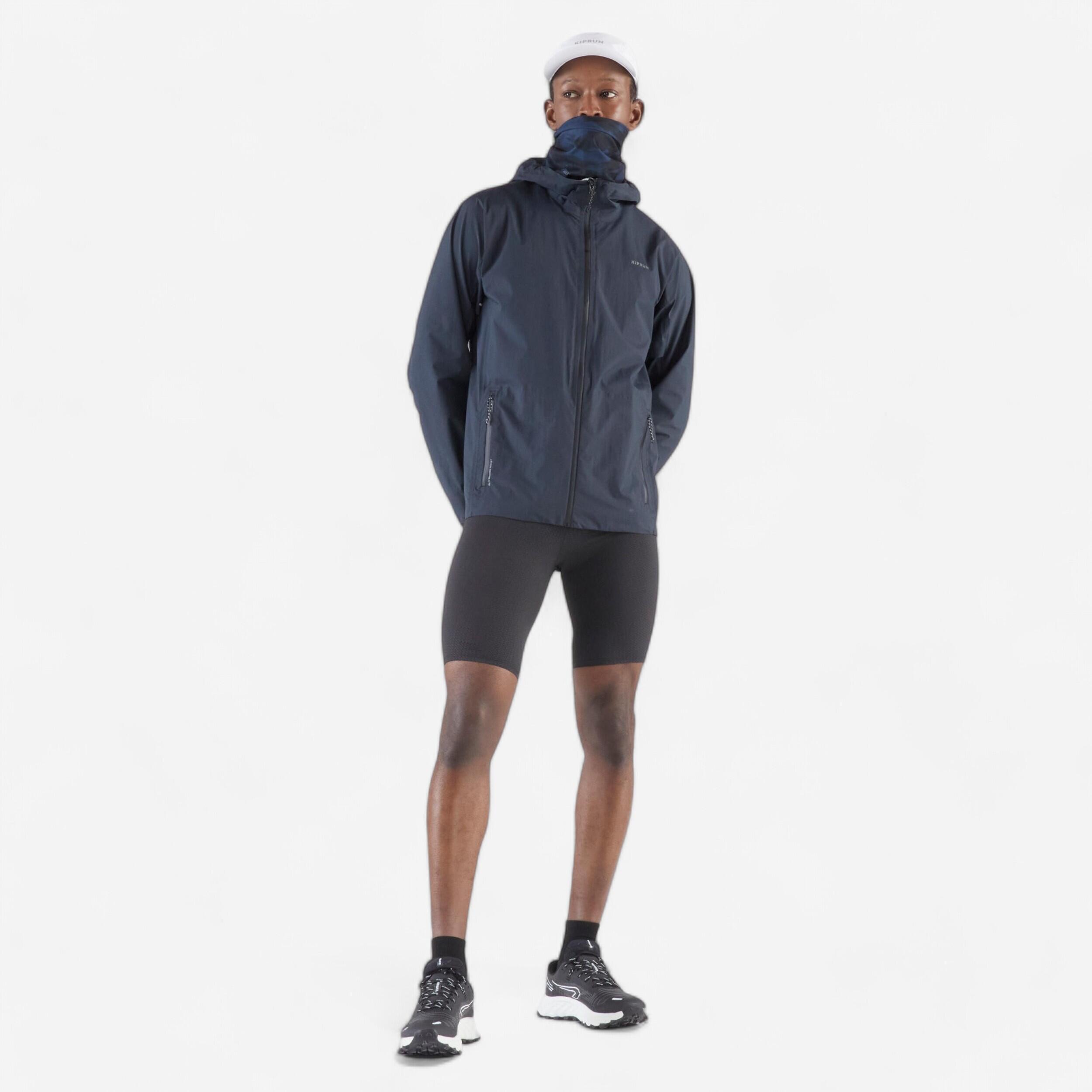 Nekwarmer multifunctionele sjaal voor hardlopen heren dames blauw 10/10
