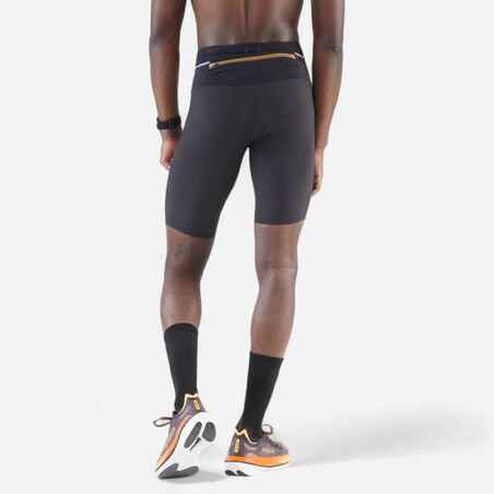 Men's Long Distance Running/Trail Tight Shorts - KIPRUN Run 900 Ultra - Black