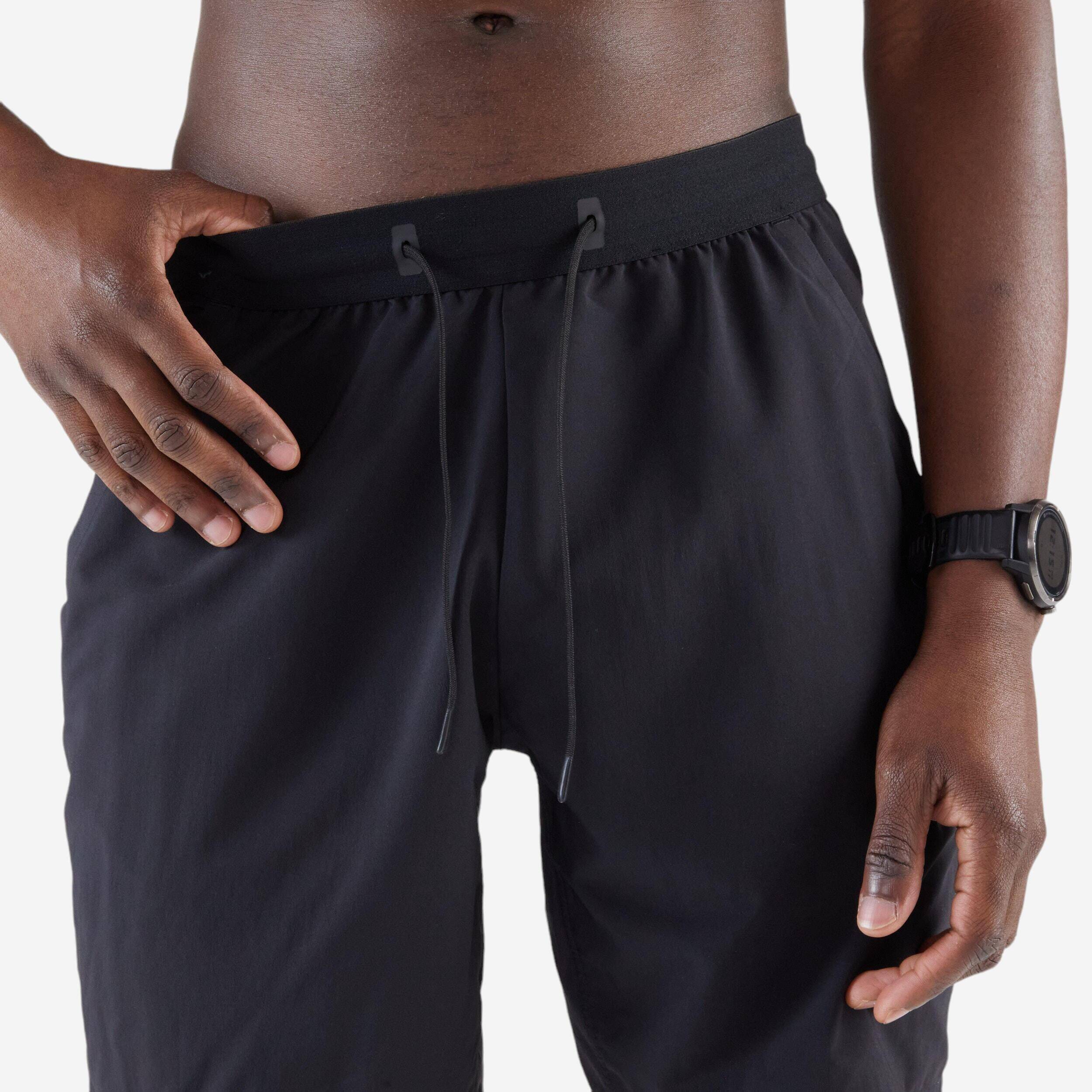 Men's Running Breathable Shorts Dry - Smoked Black -  4