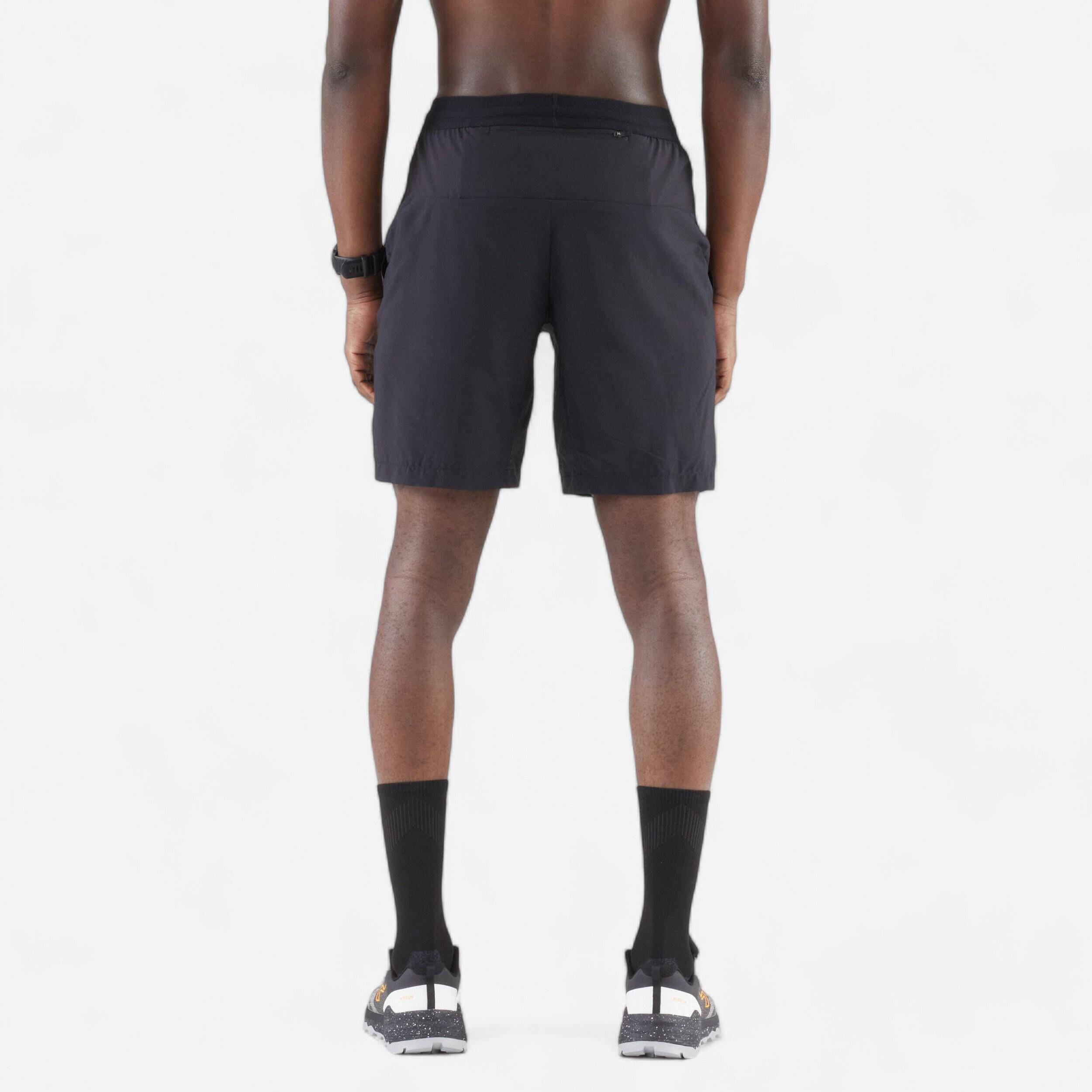Men's Running Breathable Shorts Dry - Smoked Black -  2