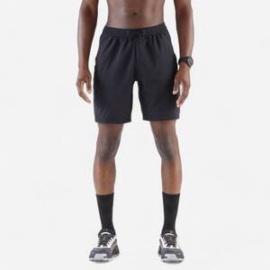 Men's Running Breathable Shorts Dry - Smoked Black