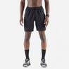 Men's Running Breathable Shorts Dry - Smoked Black