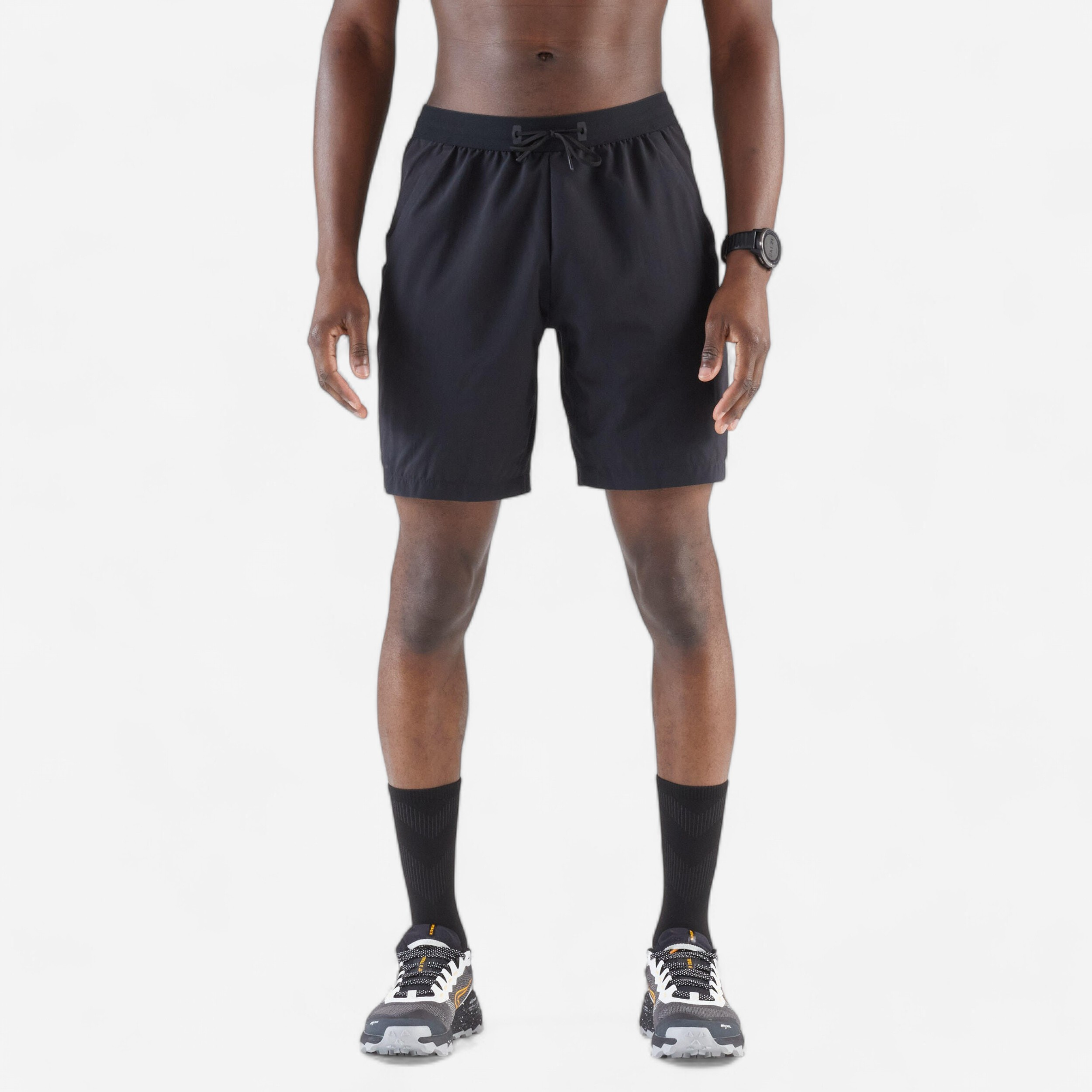 Short running respirant homme - dry+ noir - Textile athlétisme - KIPRUN- Clubs - Entreprises - Collectivités - Associations