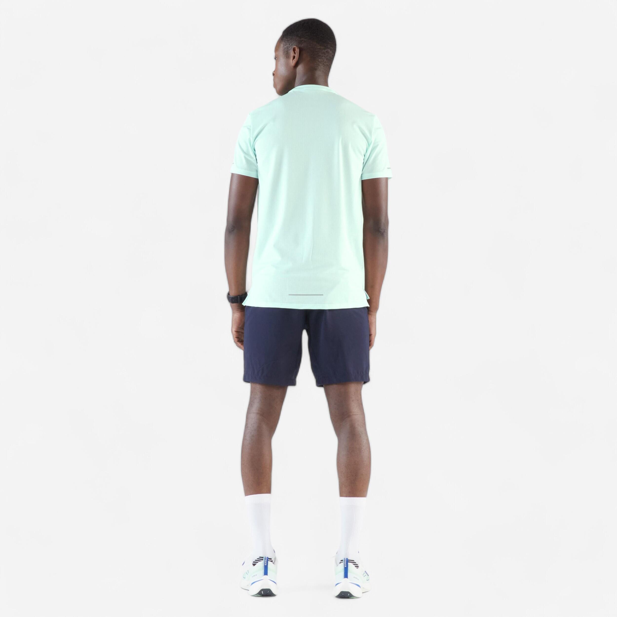 KIPRUN Run 500 Dry Men's Running Shorts Blue/Black 6/6
