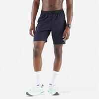 KIPRUN Run 500 Dry Men's Running Shorts Blue/Black