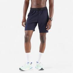 Short de running homme - kiprun run 500 dry noir