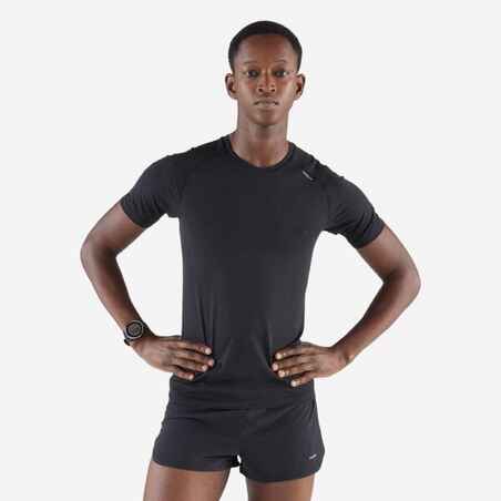 Men's KIPRUN Run 500 Comfort Split Running Shorts - Black