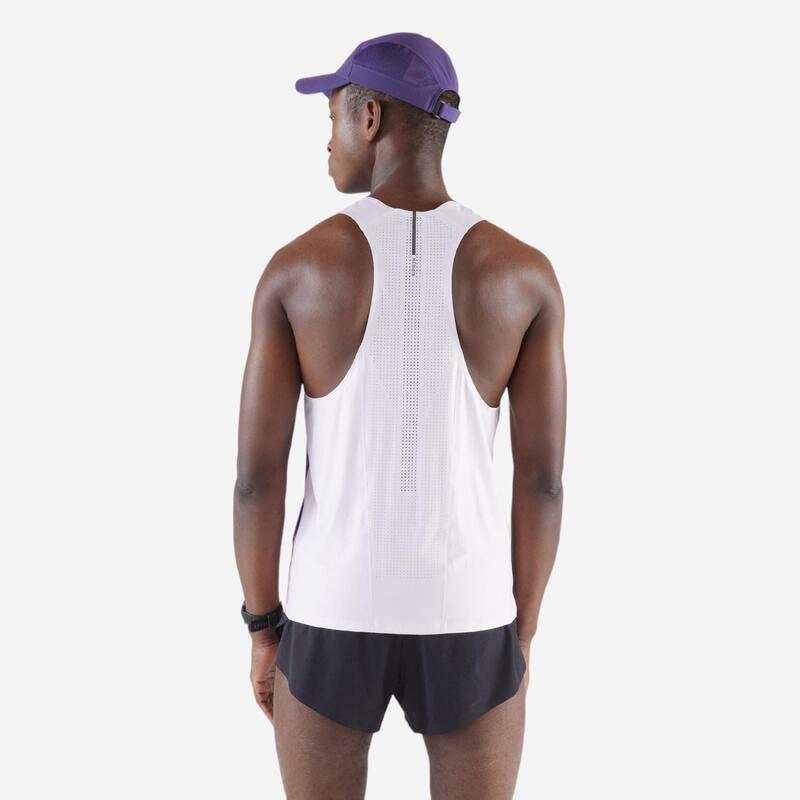 Débardeur Running Performance Homme, KIPRUN Replika 900 Violet