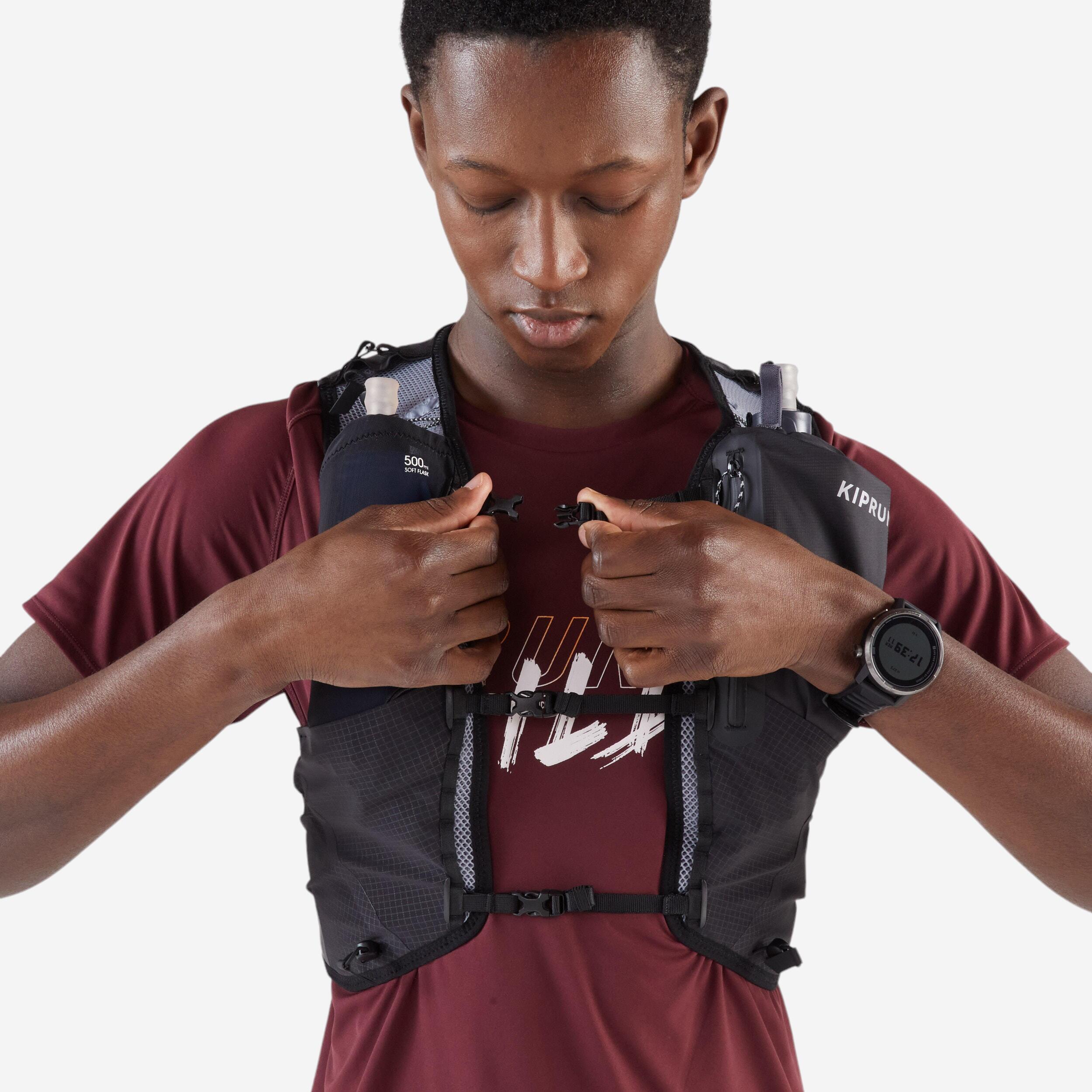 Trail Running Hydration Bag 10 L with Water Bladder 1 L - KIPRUN