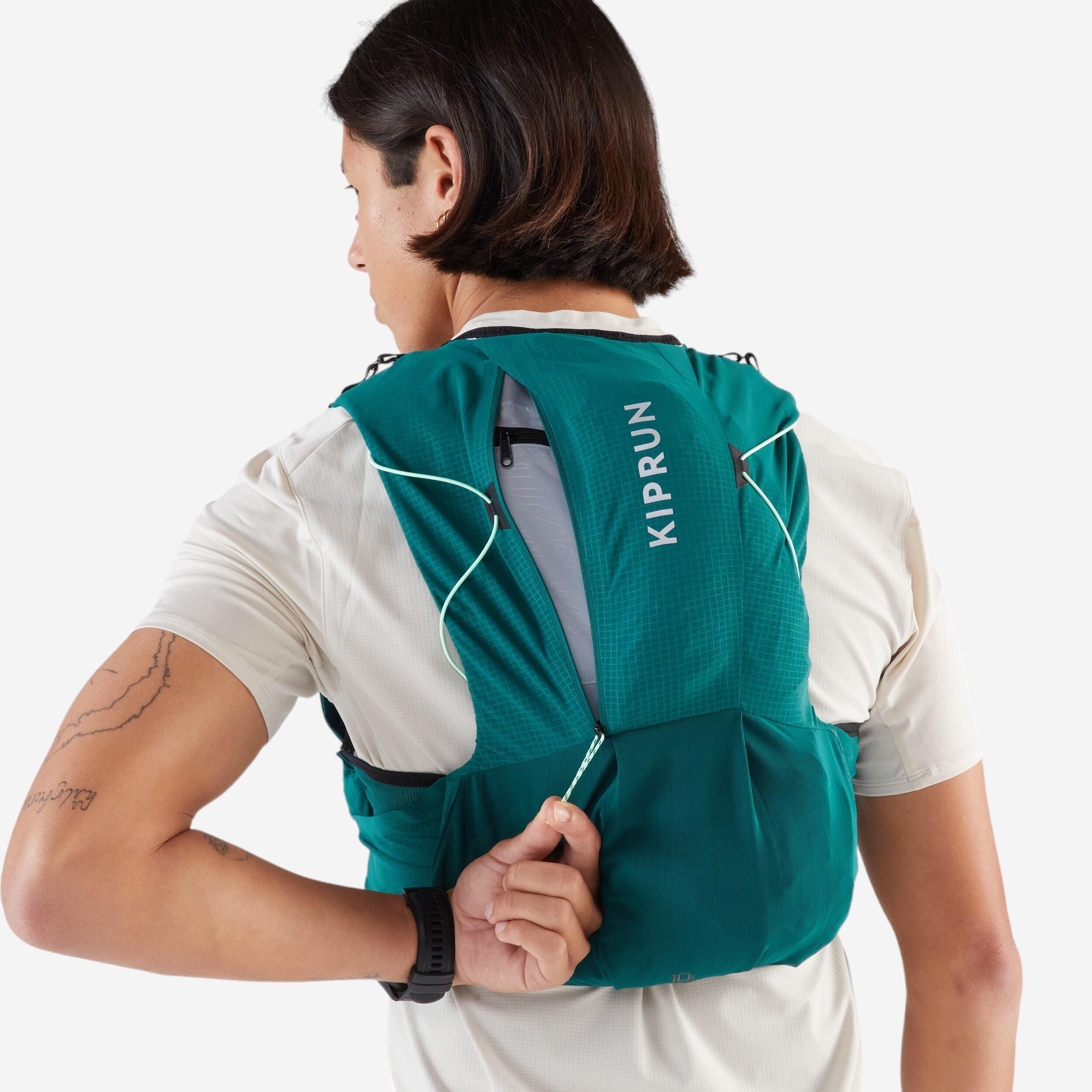 Laufrucksack Trailrunning 10 l Unisex - 900 grün 5/6
