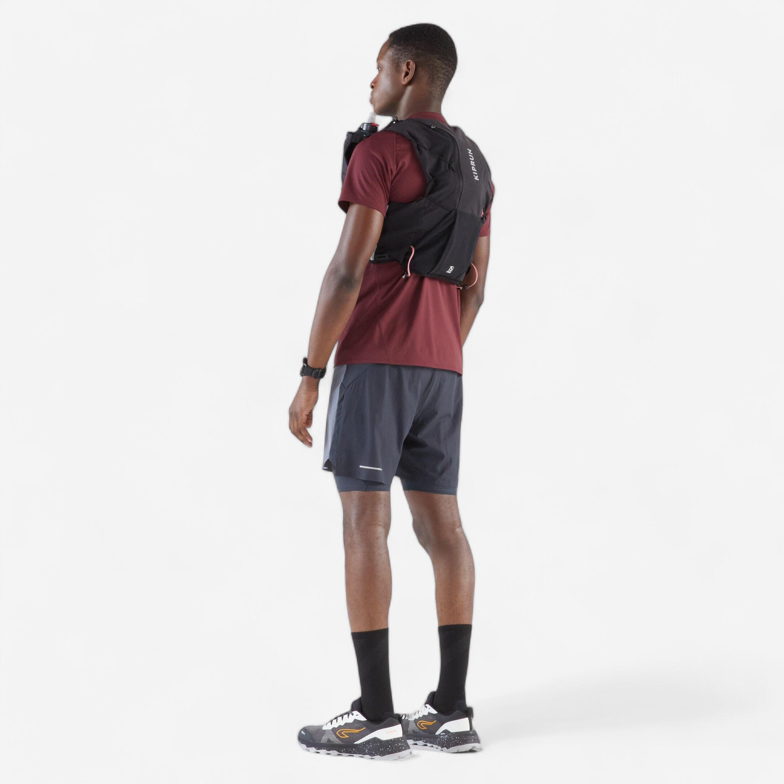 KIPRUN ランニング用ベスト 15L ブラック KIPRUN (キプラン) トレイルランニング バッグ 15L CN