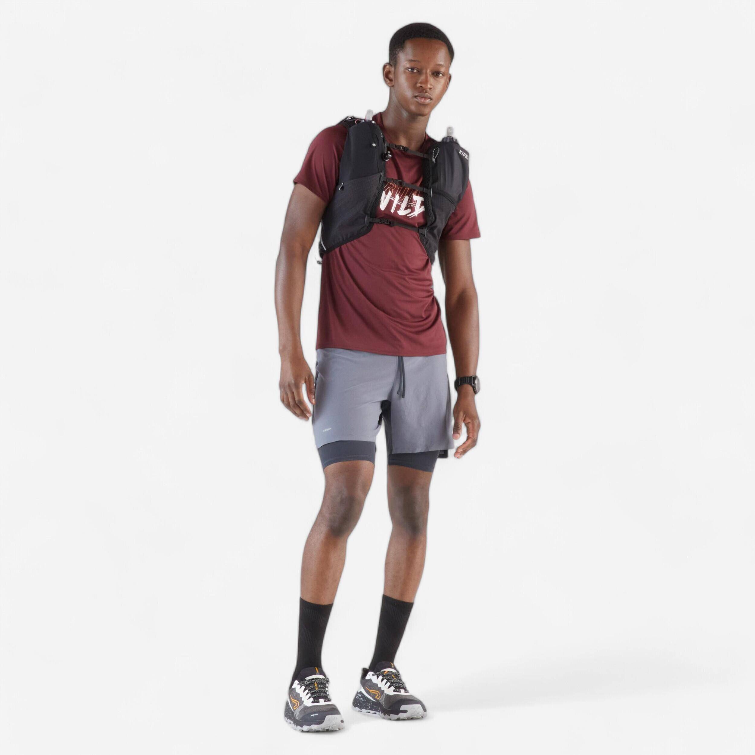 KIPRUN 900 15 L Unisex Trail Running Bag 2 L Water Bladder Included - Black -  5