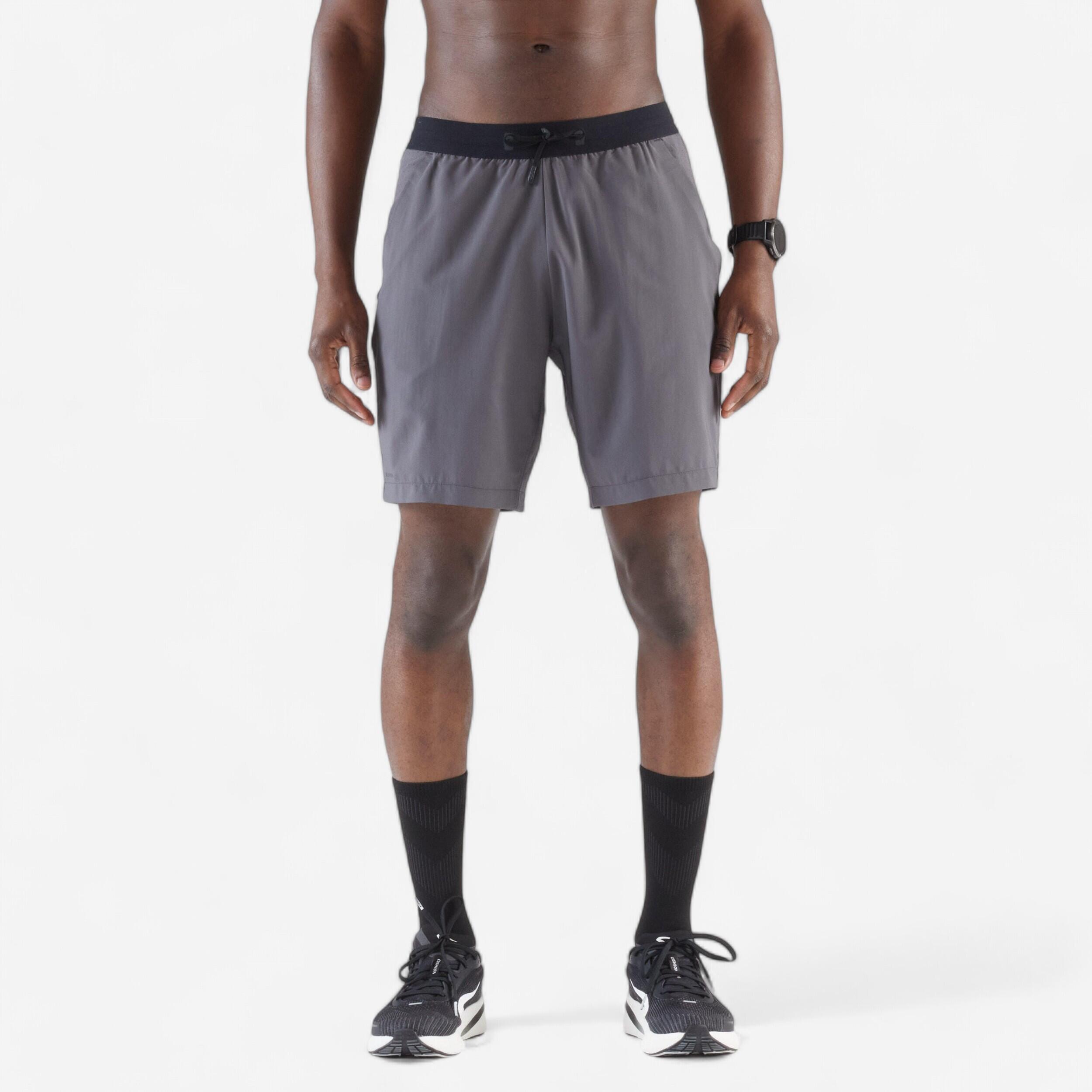 kalenji Men's Breathable Running Shorts - KIPRUN Run 500 Dry - Grey-picture-29