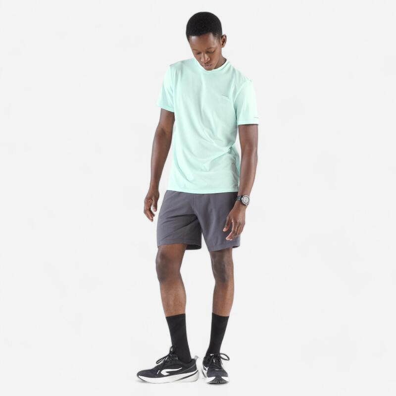 Erkek Koşu Şortu - Gri - KIPRUN Run 500 Dry