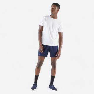 Men Running Shorts Polyester, Quick Dry and Lightweight, Run 100 - Steel Blue