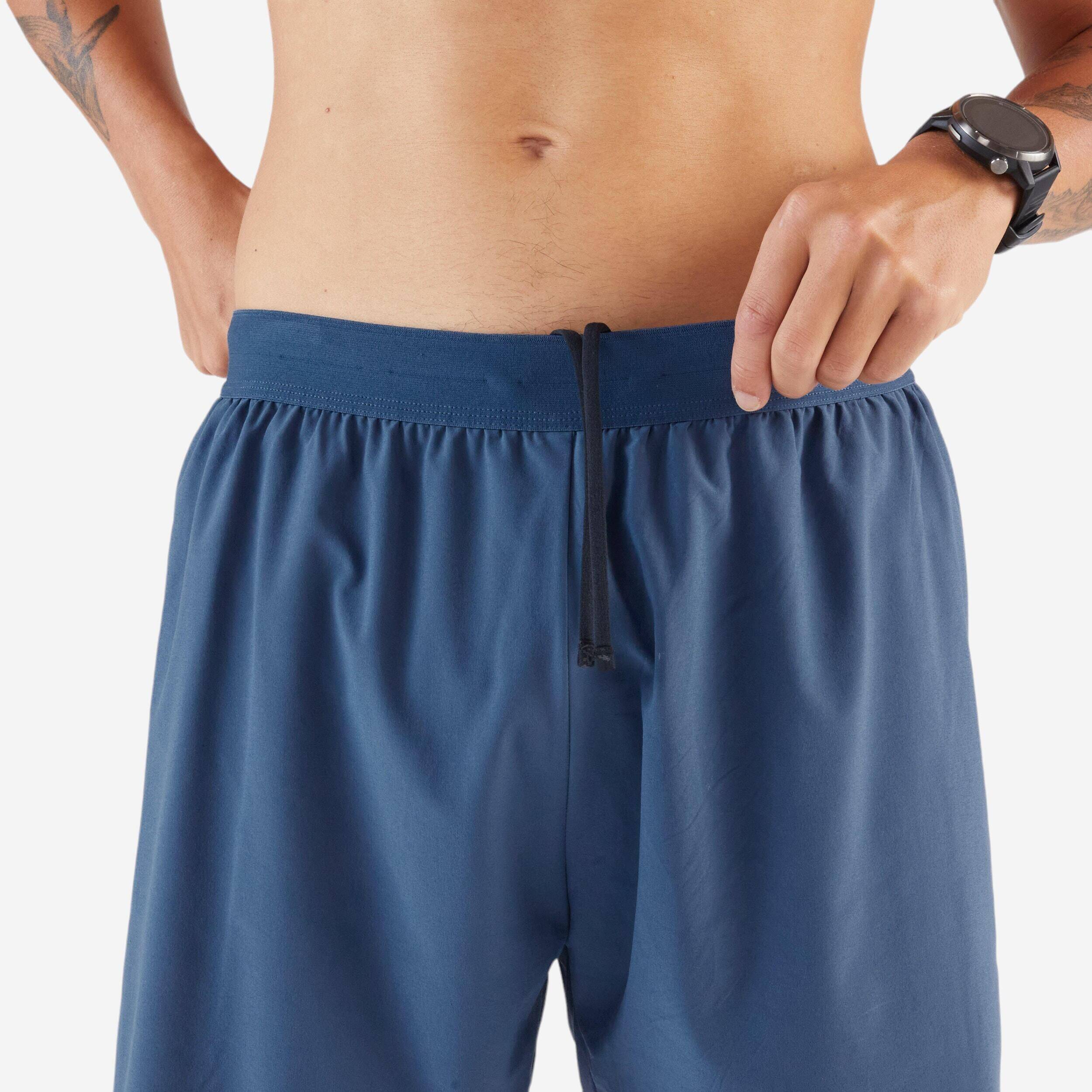 Men's Comfortable Running Shorts Run 500 - Abyss blue -  4