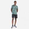 Men's breathable running T-shirt  Run 500  - Frozen Green