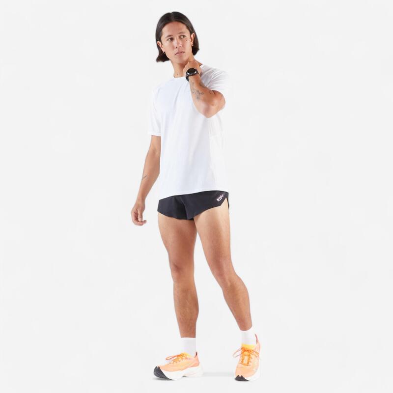 T-shirt de running respirant Homme - KIPRUN Run Blanc