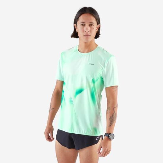 Camiseta running ligera Hombre - KIPRUN Run 900 REPLIKA verde