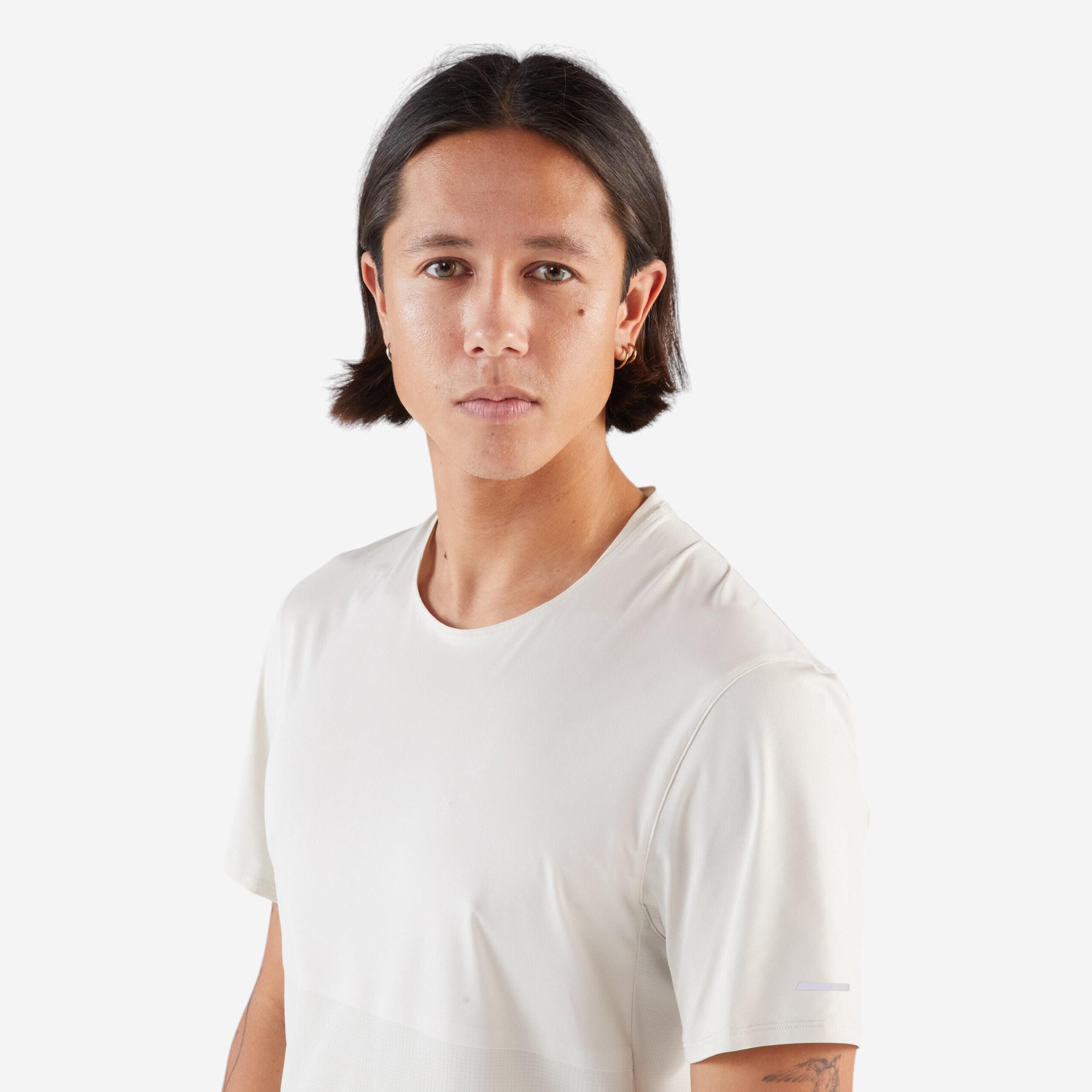Hardloopshirt voor heren Run 900 Ultra beige 4/7