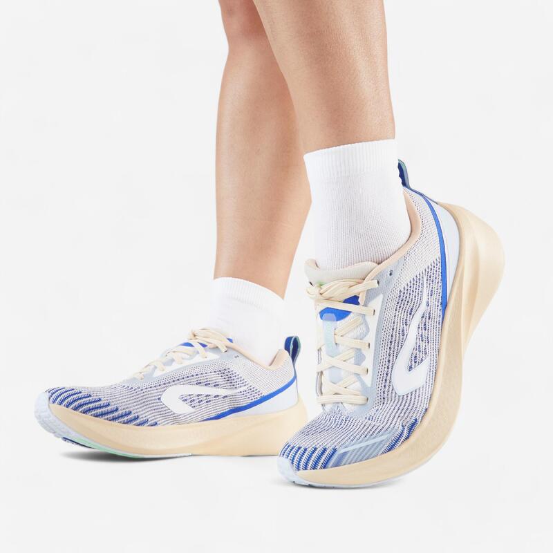 Chaussures de Running Femme, Kiprun
Cushion 500 Beige Bleu