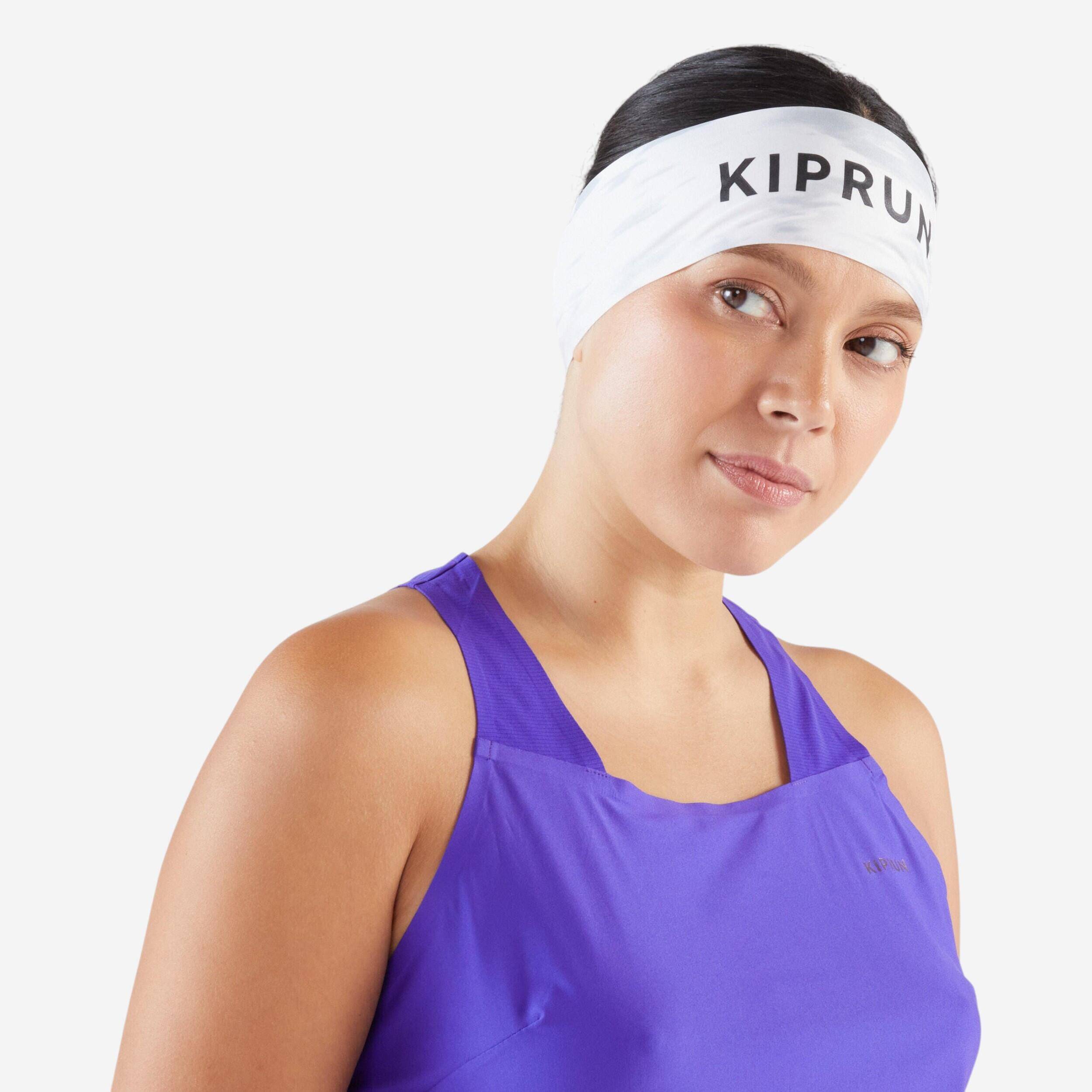 Unisex Sweat Proof Running Headband - White -  2