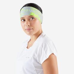 Bandeau running v2 Homme Femme - KIPRUN gris vert graph