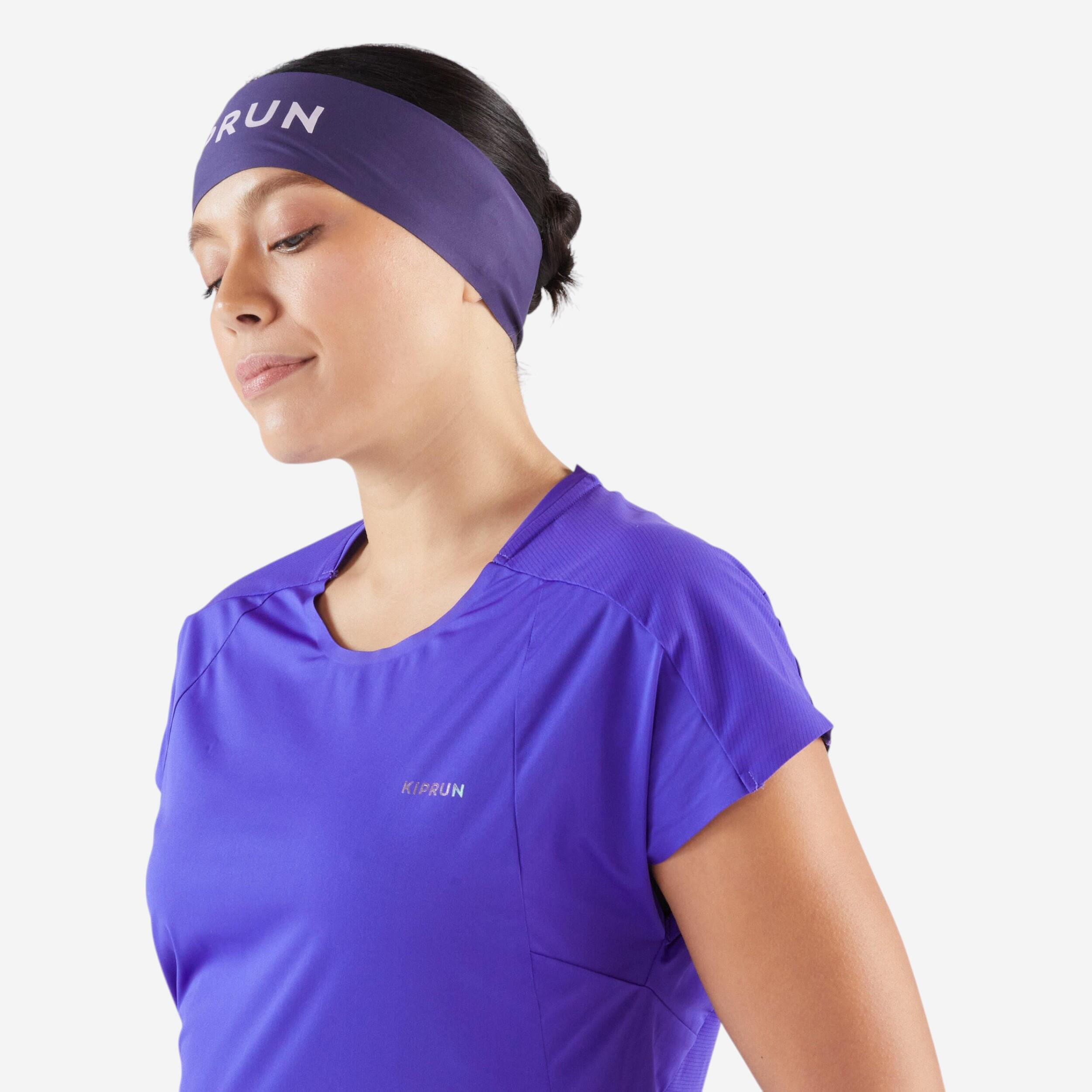 KIPRUN Hoofdband voor hardlopen V2 heren dames paars