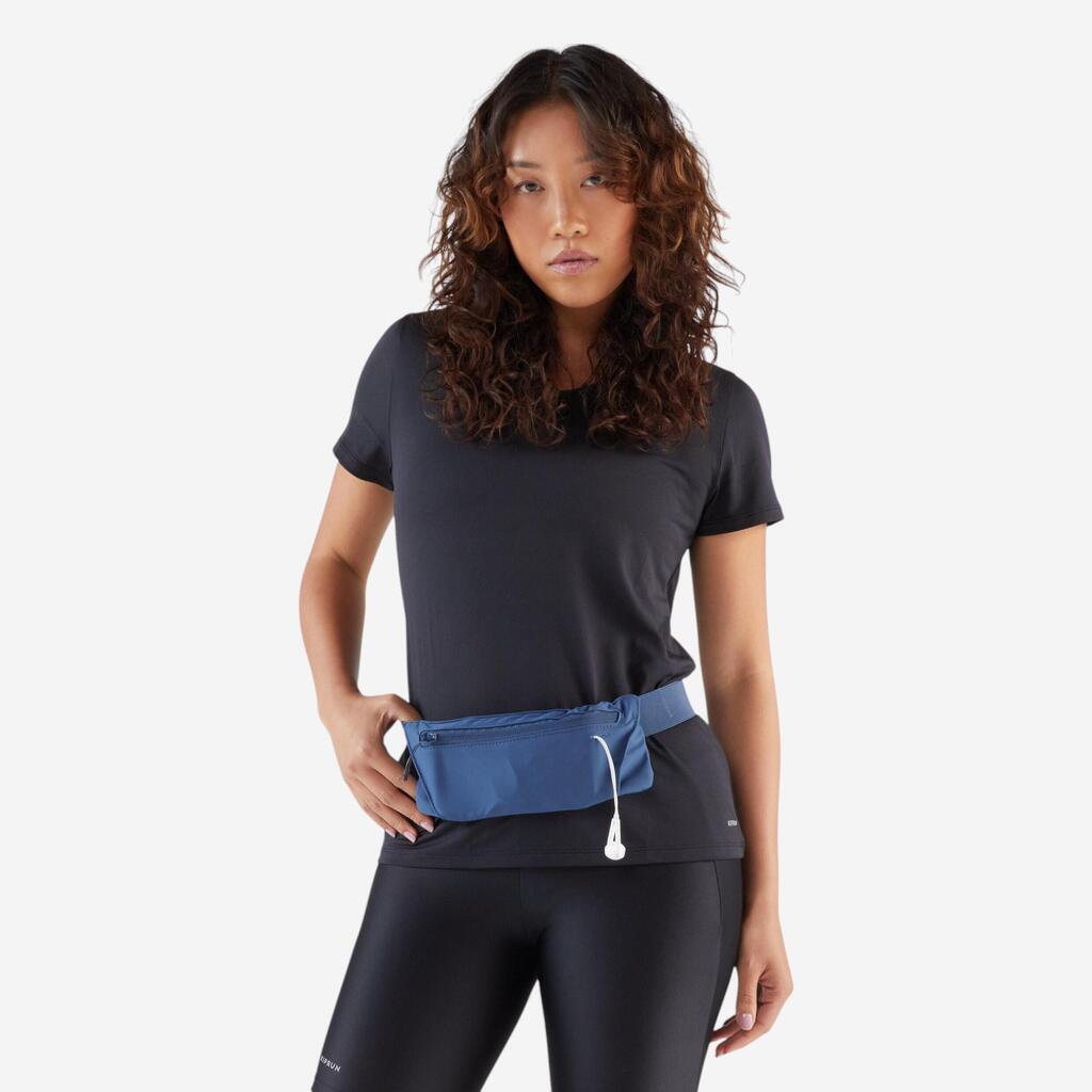 Cangurera de running para smartphone básica con 2 compartimentos unisex Kiprun