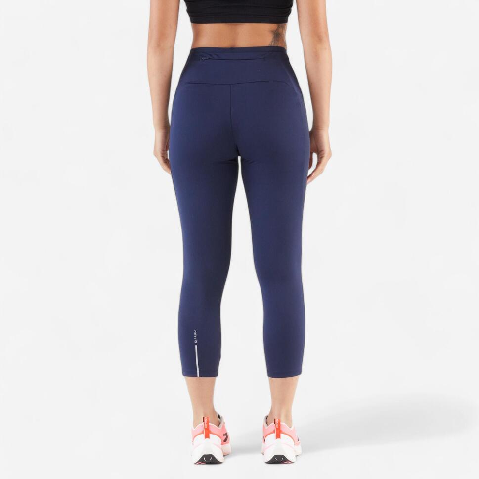 Legginsy do biegania krótkie damskie Kiprun Run 500 Comfort