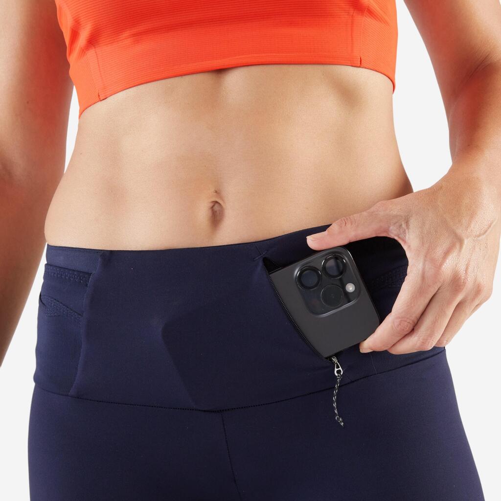 Women's Cycling Shorts-Kiprun Run 900 Light-Navy Blue