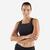Débardeur de Running Crop top léger Femme - KIPRUN 900 Light noir Méline ROLLIN