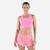 Débardeur de Running Crop top léger Femme - KIPRUN 900 Light rose Méline ROLLIN
