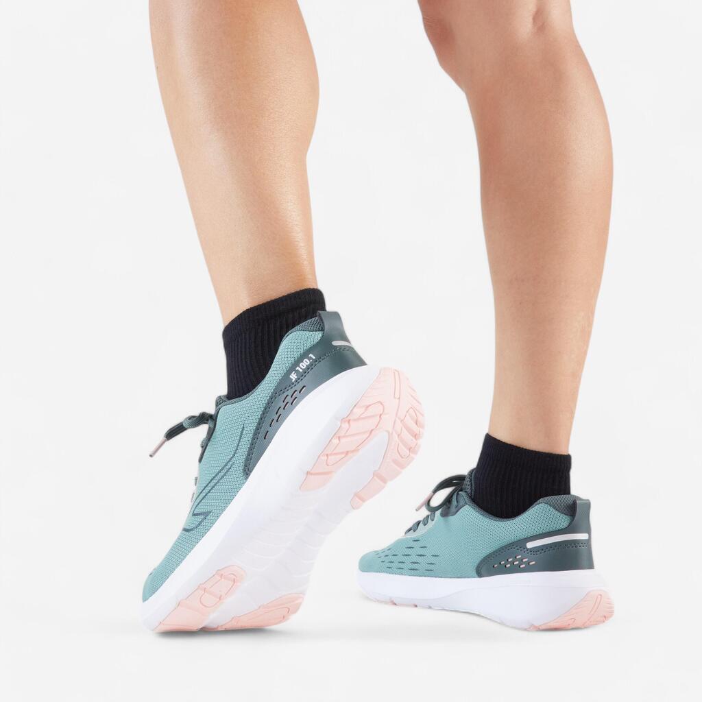 Patike za trčanje Kiprun Jogflow 190.1 ženske - zeleno/roze