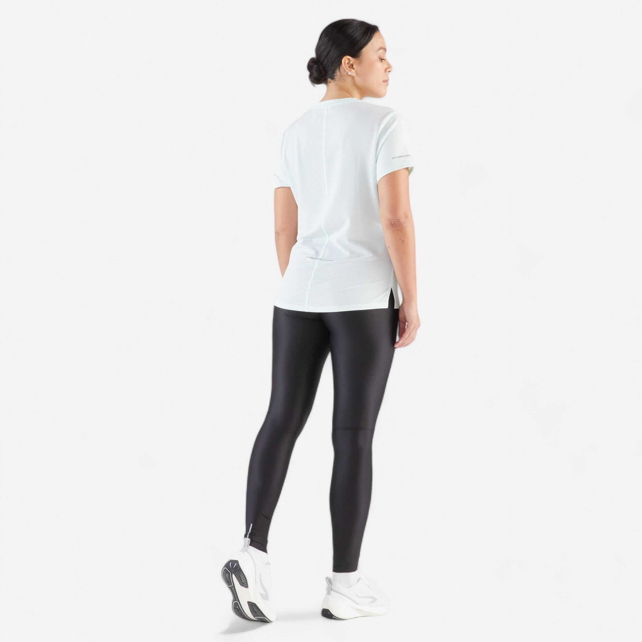 Lauftights lang Damen - Run 100 schwarz  6/10