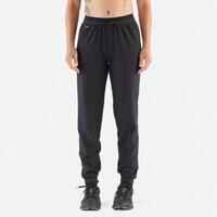 Women's Running Breathable Trousers-Kiprun Run 500 Dry-black