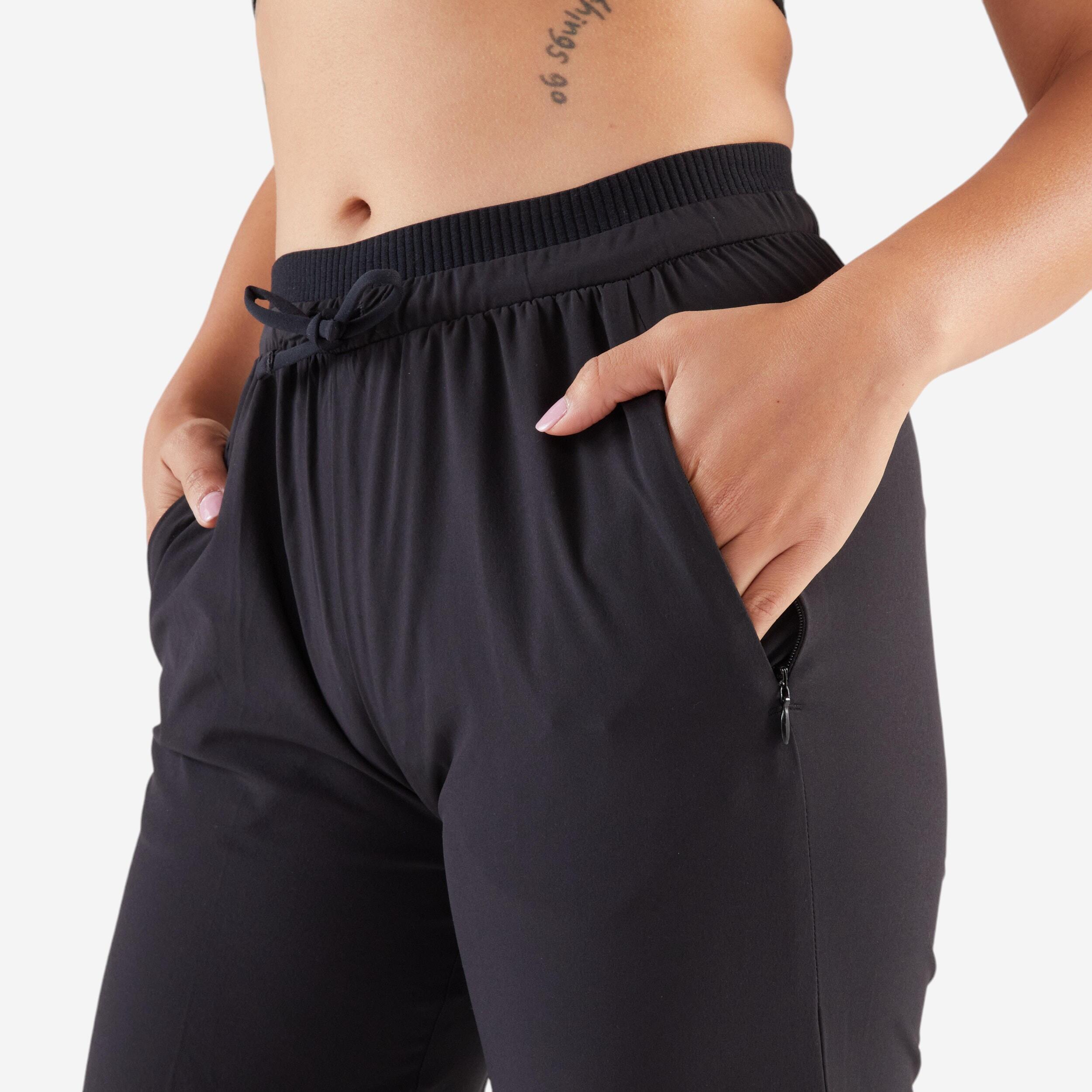 Pantalon de jogging respirant femmes - Run Dry noir - KALENJI