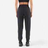 Women's Running Breathable Trousers-Kiprun Run 500 Dry-black