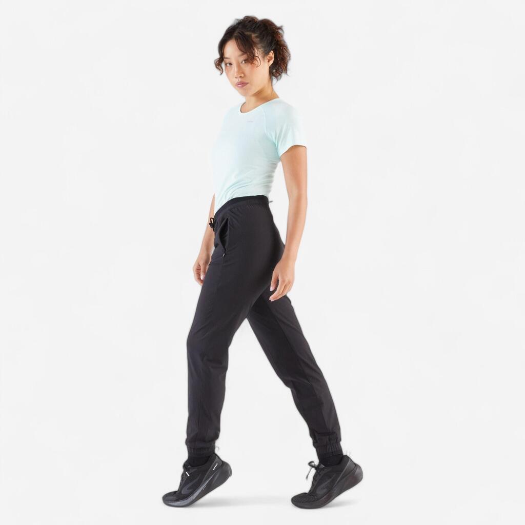 Pantalon de jogging running respirant femme - kiprun run 500 dry violet