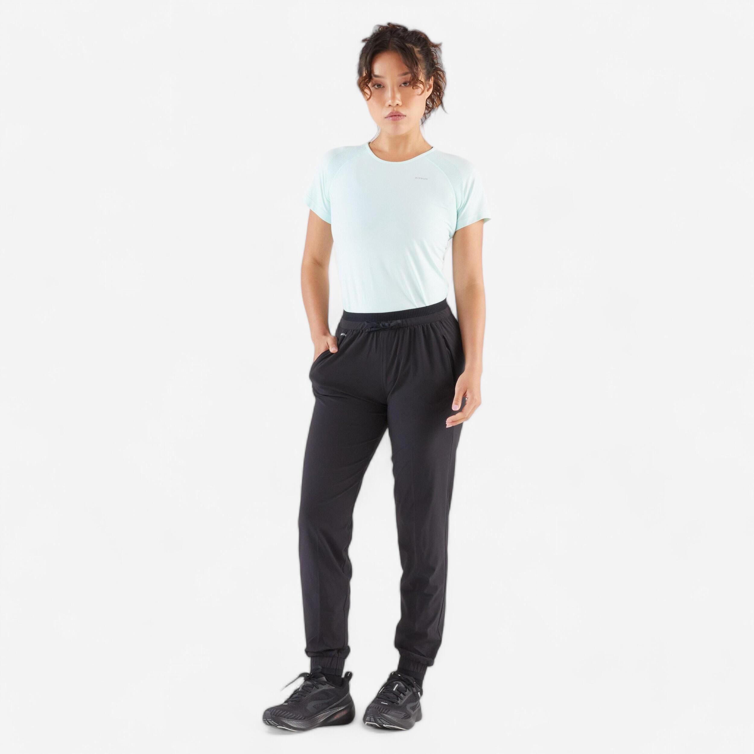Pantalon de jogging respirant femmes - Run Dry noir - KALENJI