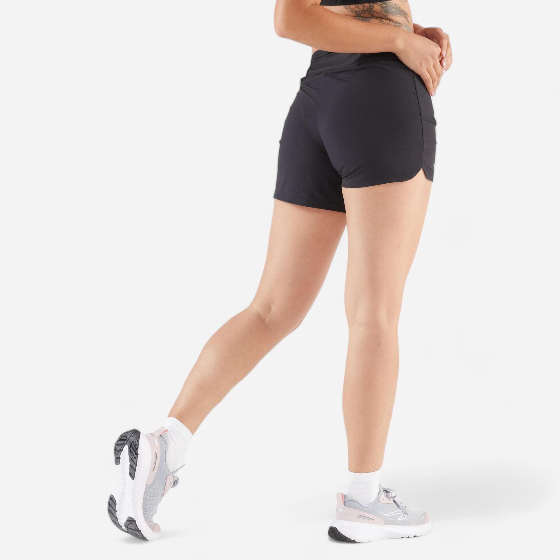 Women's Quick Dry Running Shorts RUN DRY - Black